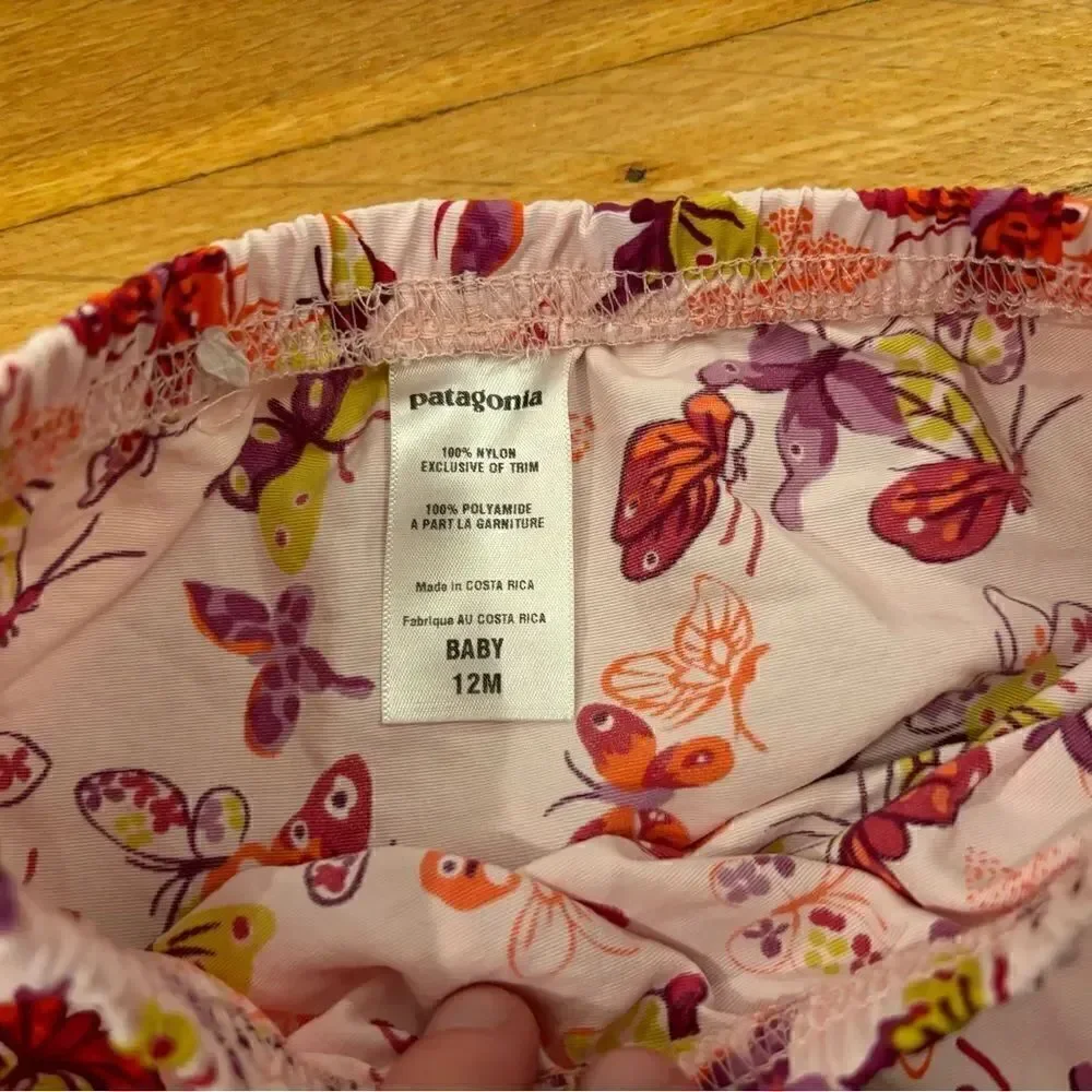 Patagonia Butterfly Baggies Pink Dress